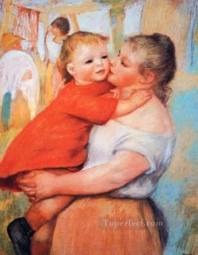 アリーヌとピエール ピエール・オーギュスト・ルノワール Oil Paintings